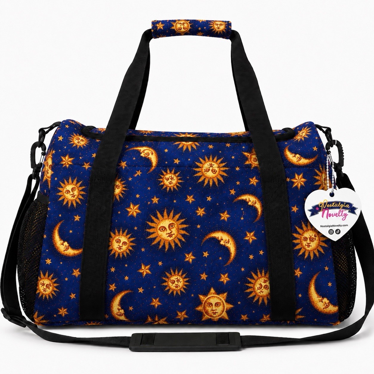 VTG Inspired 90’s Celestial Sun Moon Luggage Duffle bag Whimsigoth decor Y2K