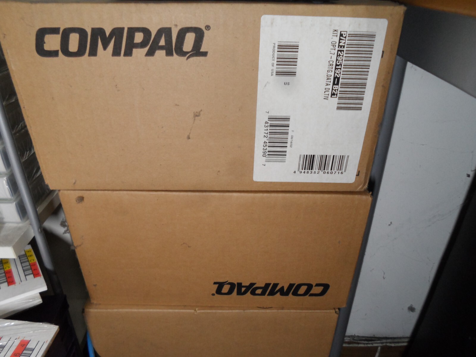New Compaq HP Factory Sealed DLT IV DLT4 TAPE CARTRIDGE QTY 7 PACK 295192-B21