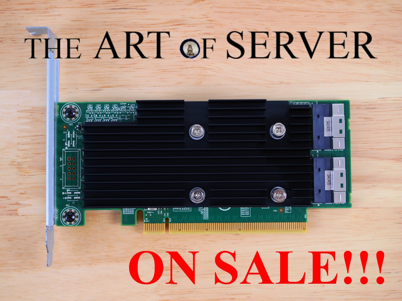 Dell 235NK PCIe PLX X16 switch for NVMe connectivity with SFF-8654 8i ports