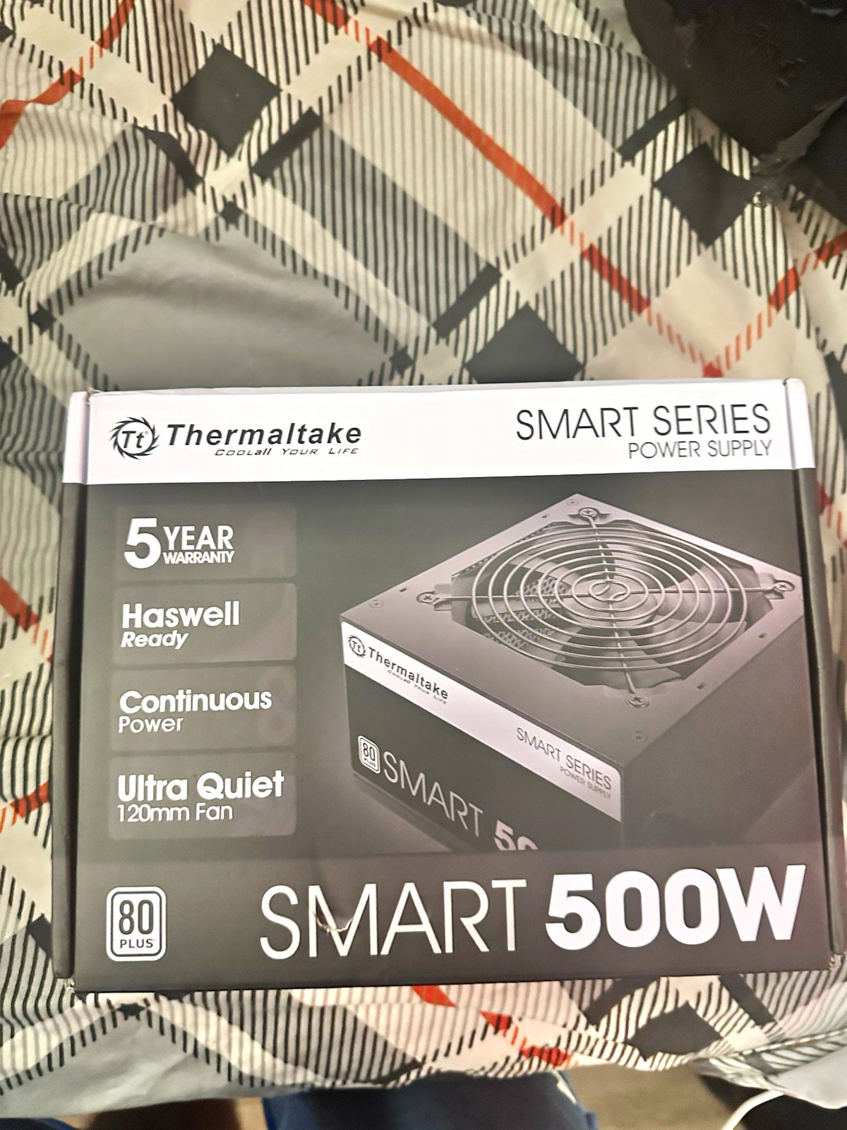 Thermaltake Smart 500W 80 PLUS ATX PSU Haswell Ready Ultra Quiet 120mm