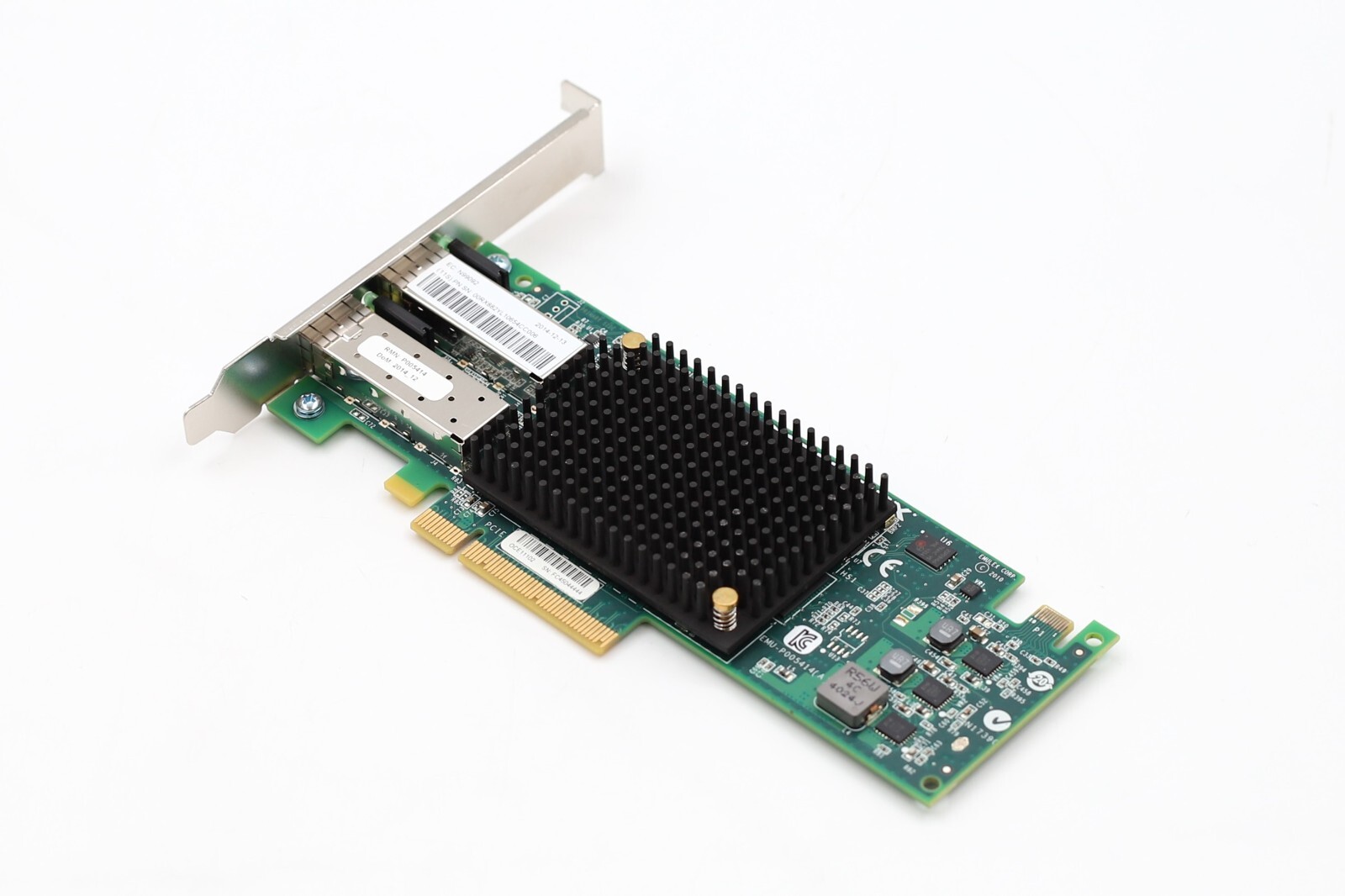 Emulex Dual-Port SFP+ PCIe High Profile Ethernet Network Card P/N: 00RX882YL