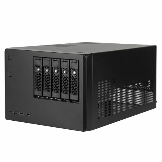 Silverstone CS351 5Bay SAS12G/SATA6G Hot Swap Drive NAS MATX/Mini DTX/ITX Chasis