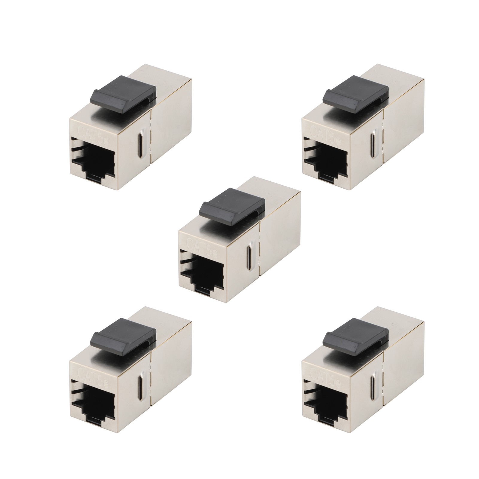 5-25 X pcs Lot CAT.5E/CAT.6/CAT.6A/CAT.7 Shielded Inline RJ45 Keystone Coupler