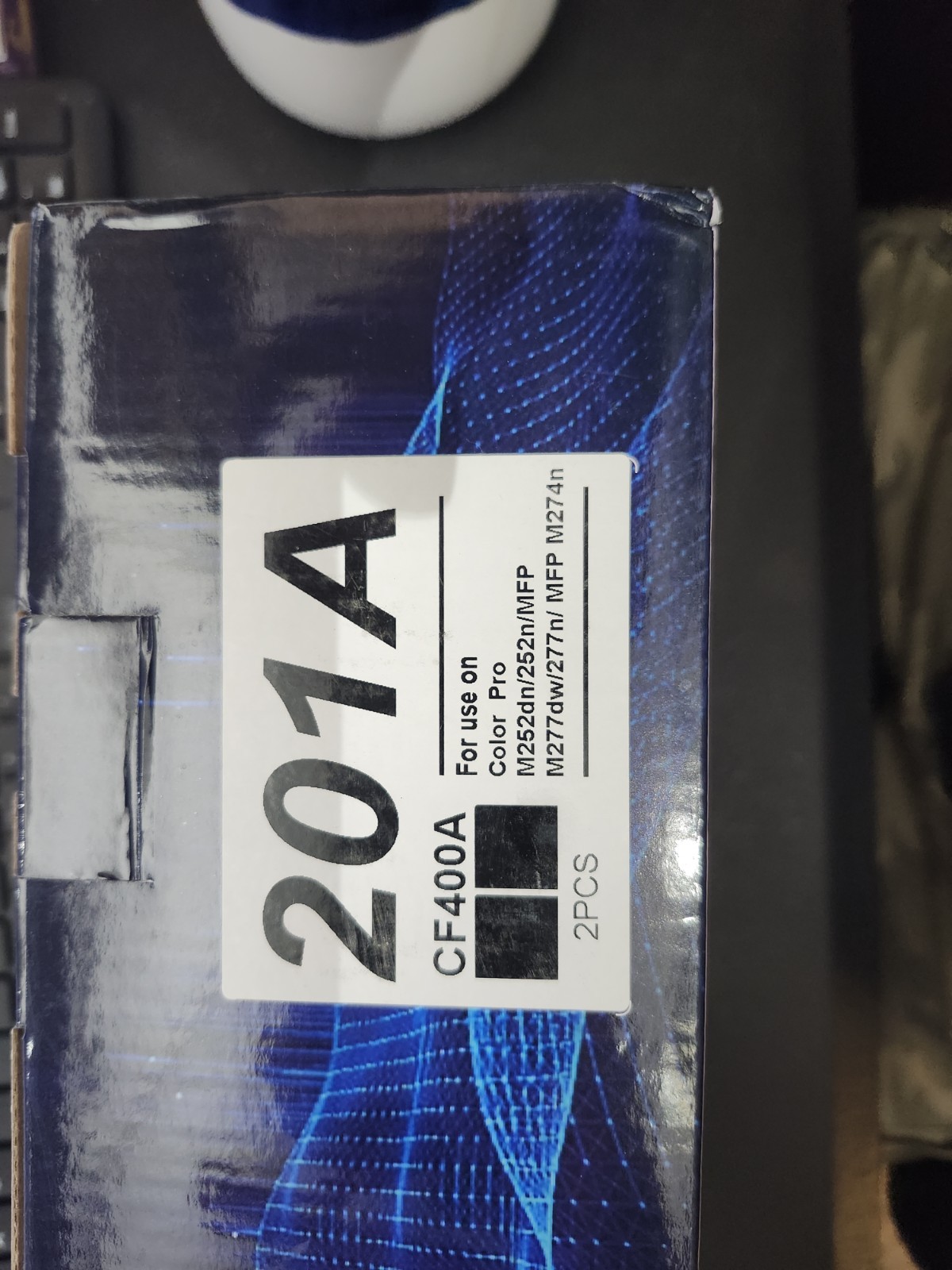 201A Toner / 2 Pack Black  by PMi Color CF400A M252DN/252N/MFP/ M277DW/MFP M274D