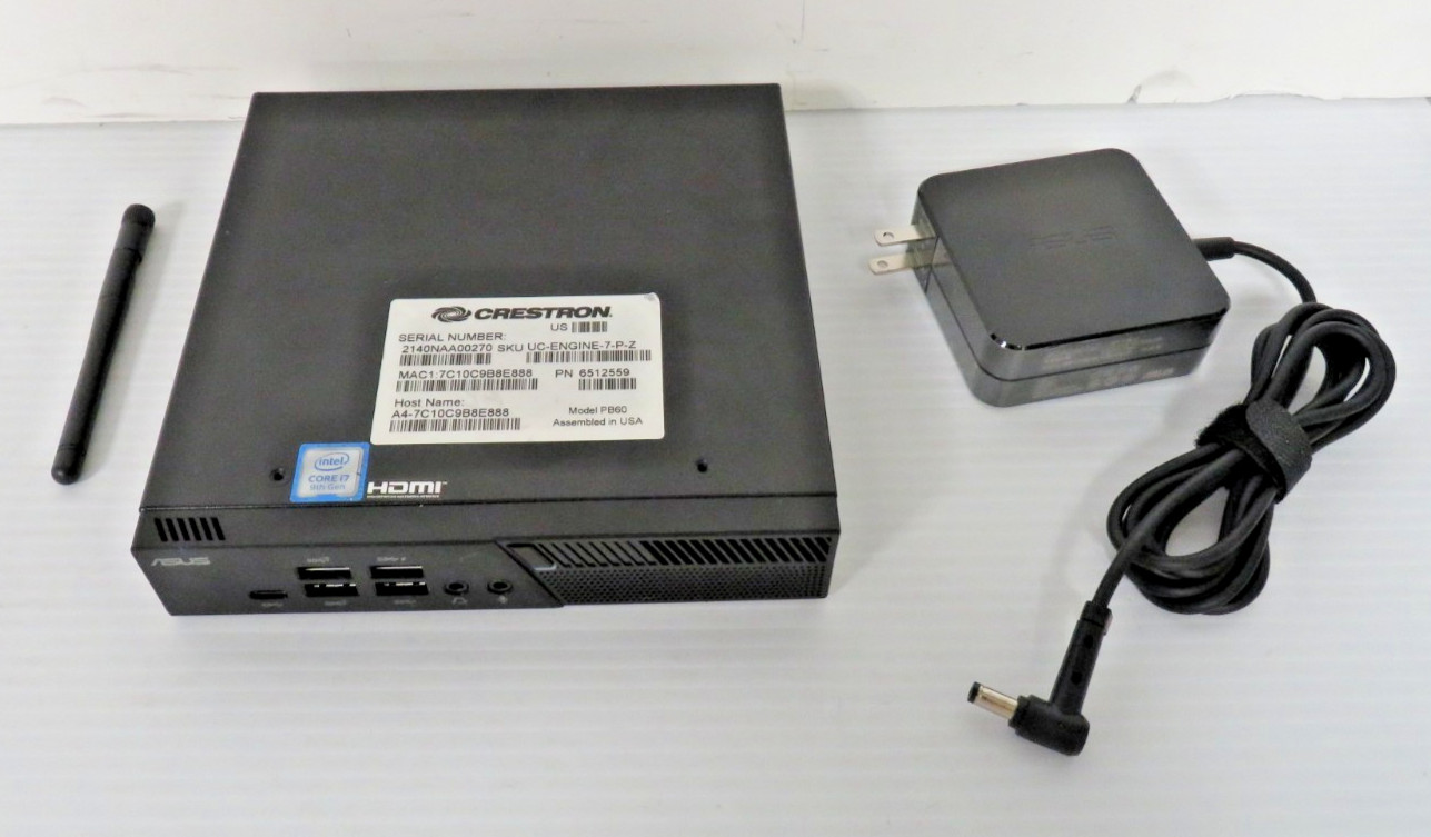ASUS PB60 Mini PC Computer i7-9700T CPU 20GB RAM 256GB SSD Windows 11 WiFi + BT