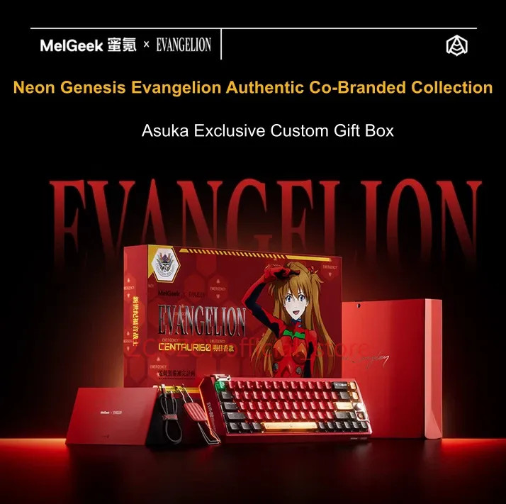 MelGeek Centauri 60 EVA-02 Asuka Limited Edition Mechanic Gaming Keyboard