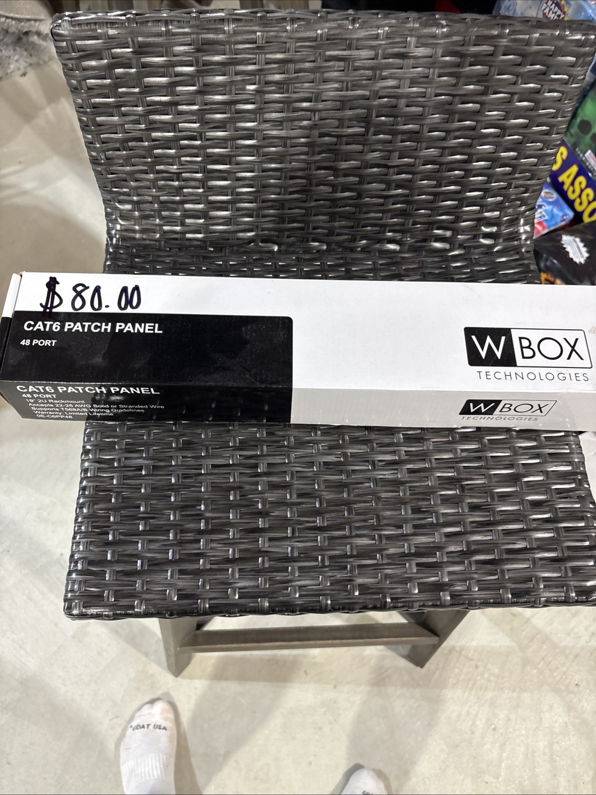 W BOX TECHNOLOGIES 0E-C6PP48 ADI PRO CAT6 48 PORT IDC TERMINAL BLOCK PATCH PANEL