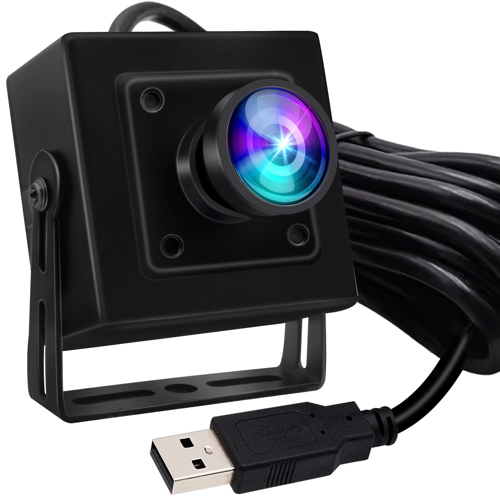 ELP 5MP 50fps Global Shutter USB Camera with Housing mini size, gold grown