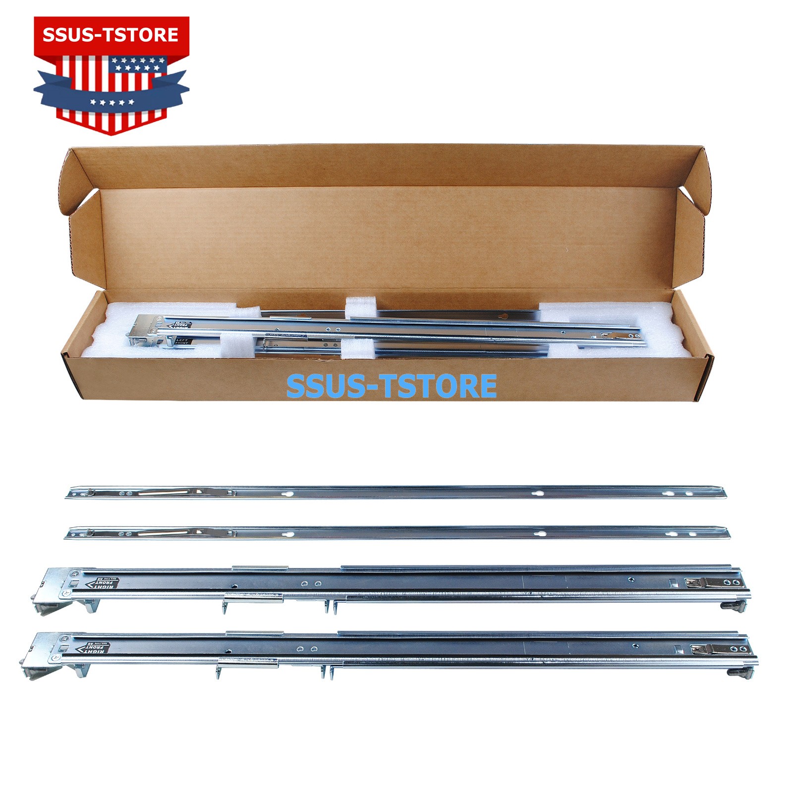 Dell 1U Static ReadyRails Rail Kit PowerEdge R650 R660 R6625 R6515 R470 0MF3D9