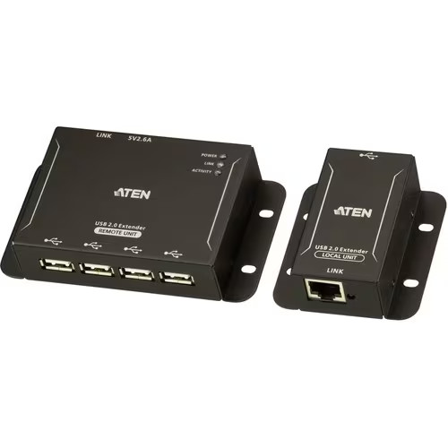 Aten-New-UCE3250 _ ATEN 4PORT CAT 5 USB 20 UP TO 165FT EXTENDER UP TO 