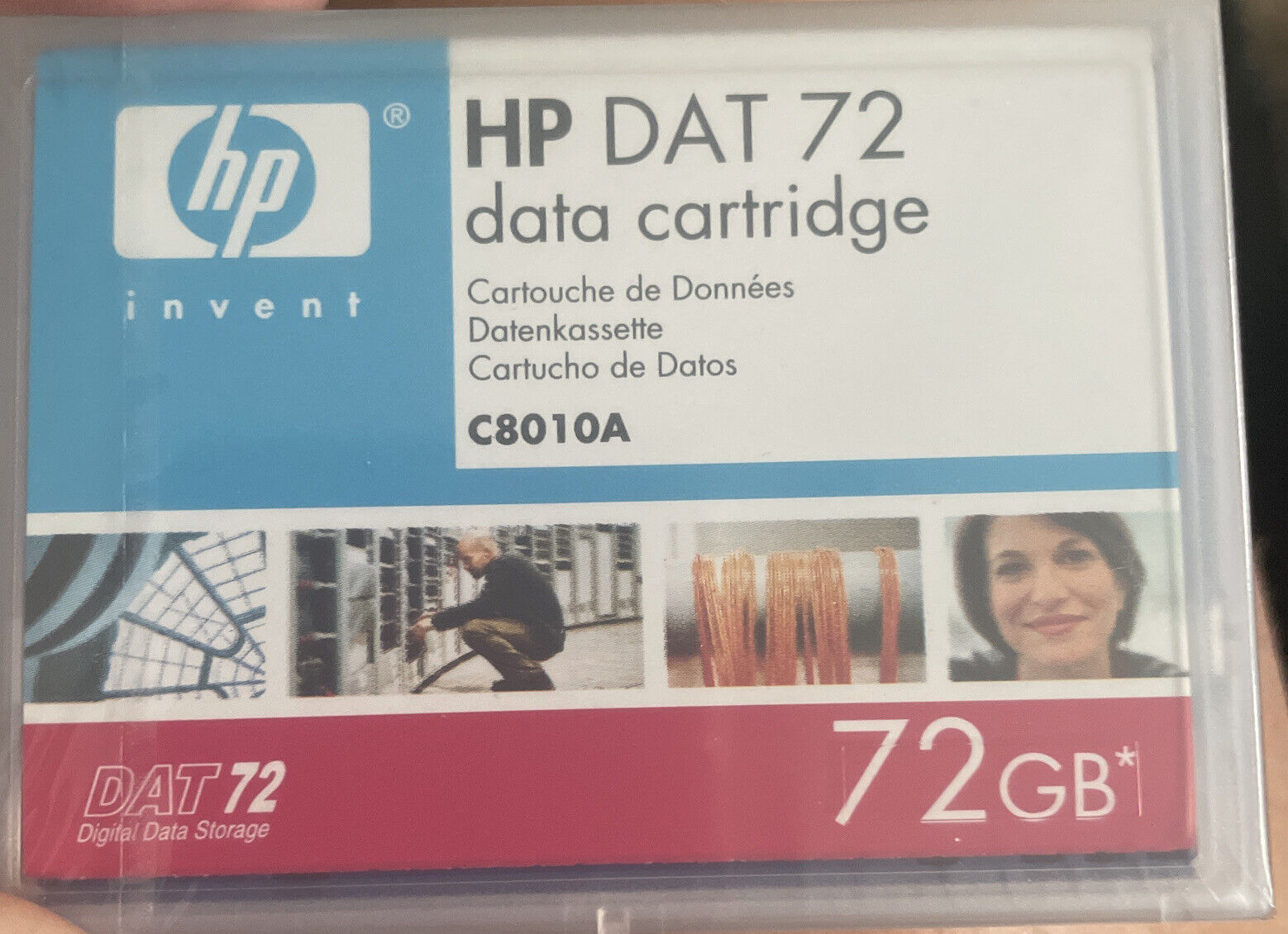 HP DAT 72 Data Cartridge C8010A 72GB New