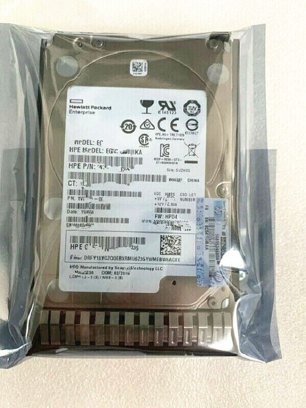870765-B21  870798-001 For HPE  900GB SAS 6G 10K SFF SC HDD Hard Drive