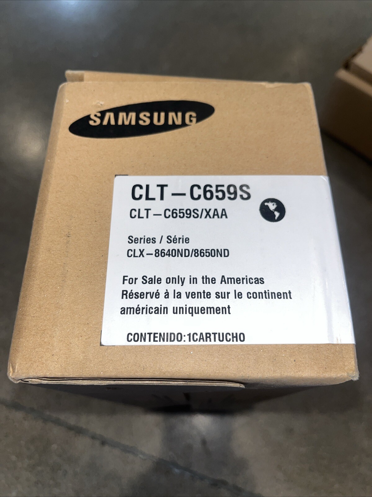 Genuine Samsung CLT-C659S Cyan Toner *NEW OPEN BOX*