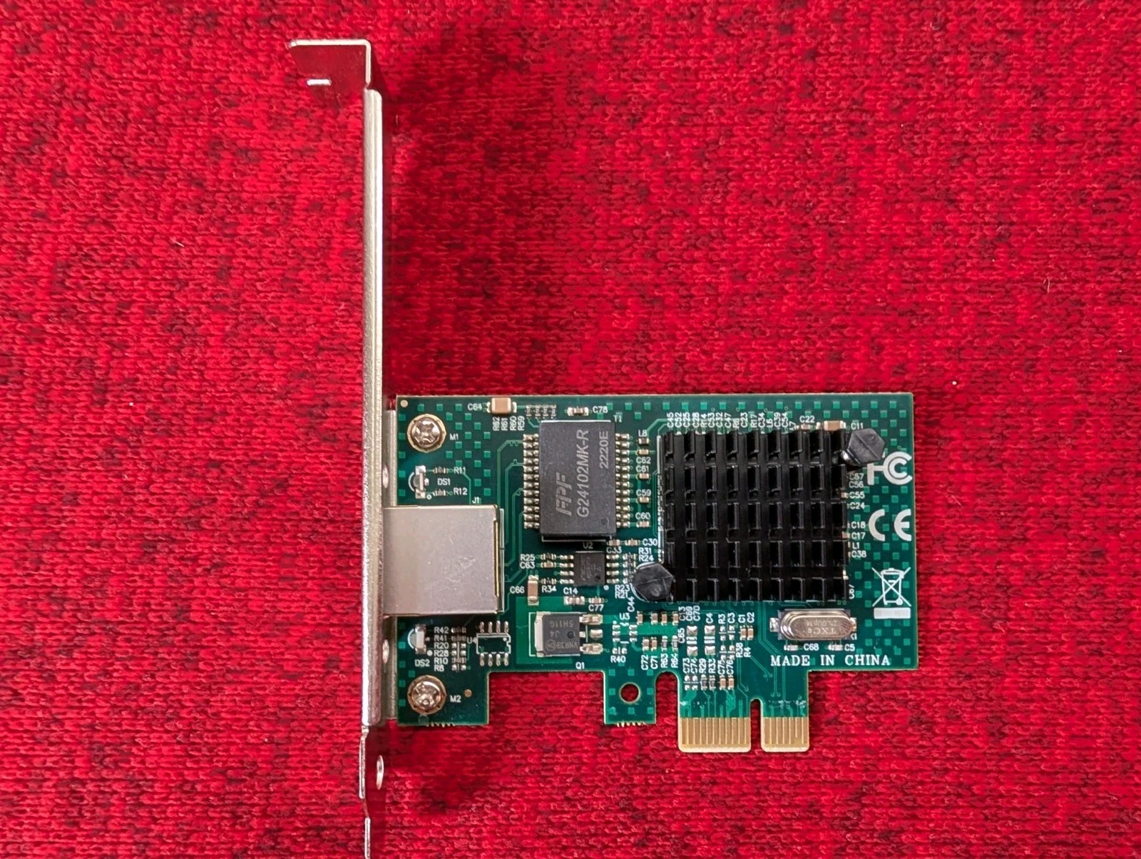 PCIe Gigabit Ethernet Adapter with Broadcom NetXtreme BCM5751 10/100/1000mbps