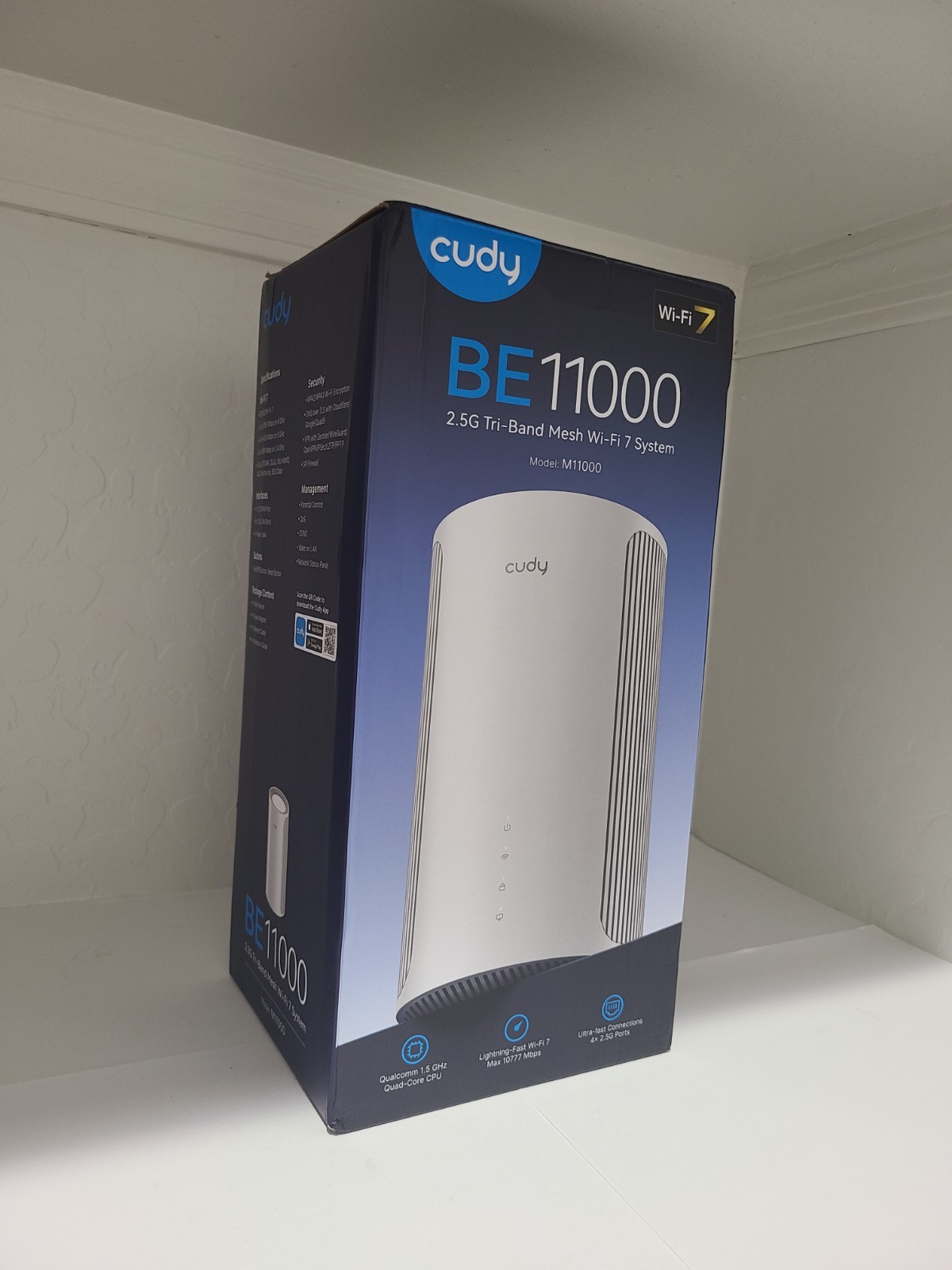 Cudy BE11000 Tri-Band WiFi 7 Mesh System - 2.5G - M11000