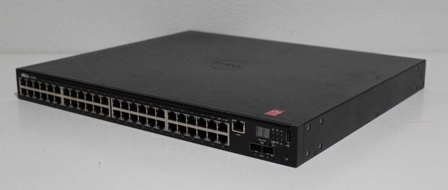 Dell N2048P Network Switch 48-Port Gigabit 48-Port 1GbE PoE E05W E05W002