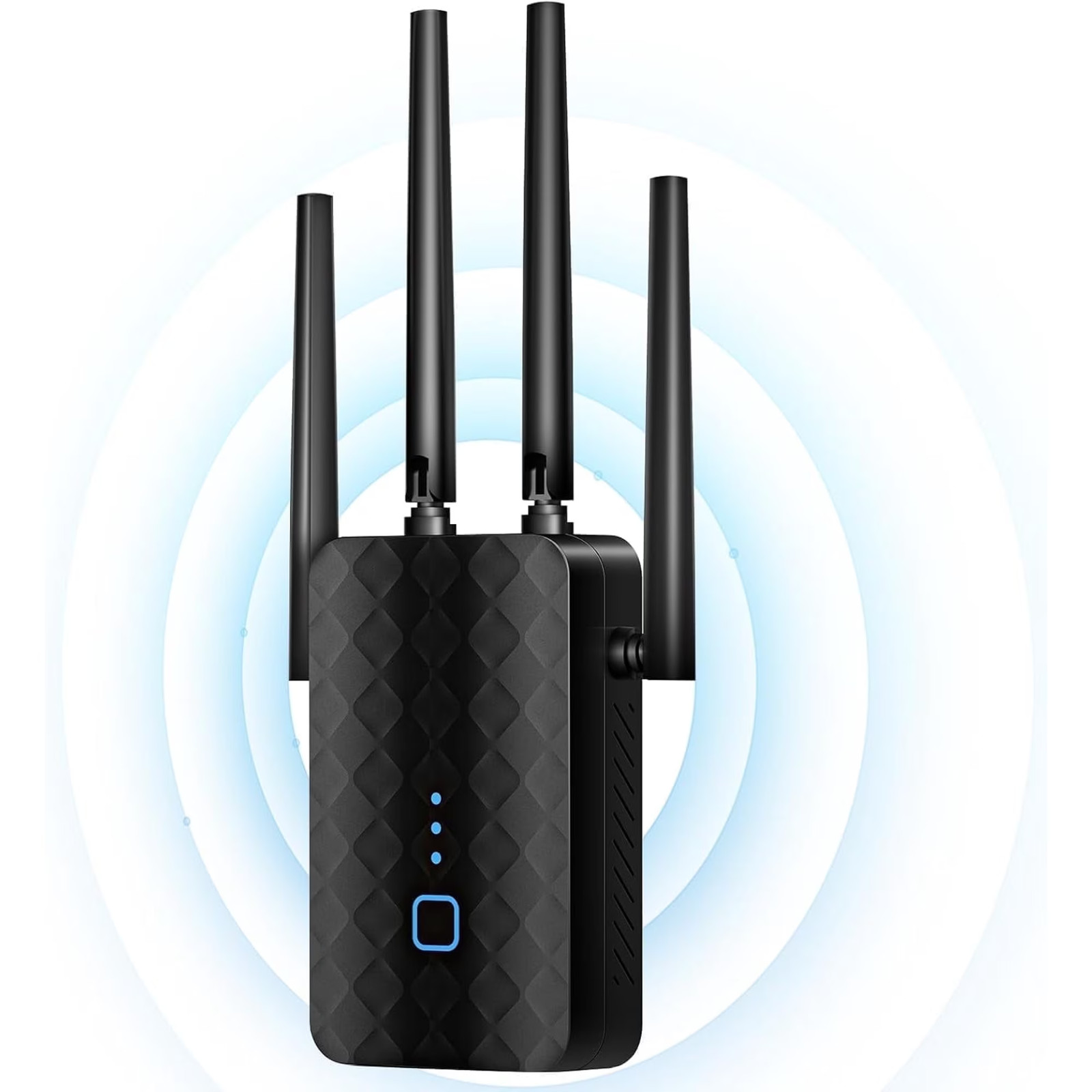WiFi Range Extender Signal Booster 1200Mbps Dual Band 2.4GHz 5GHz 4 Antenna