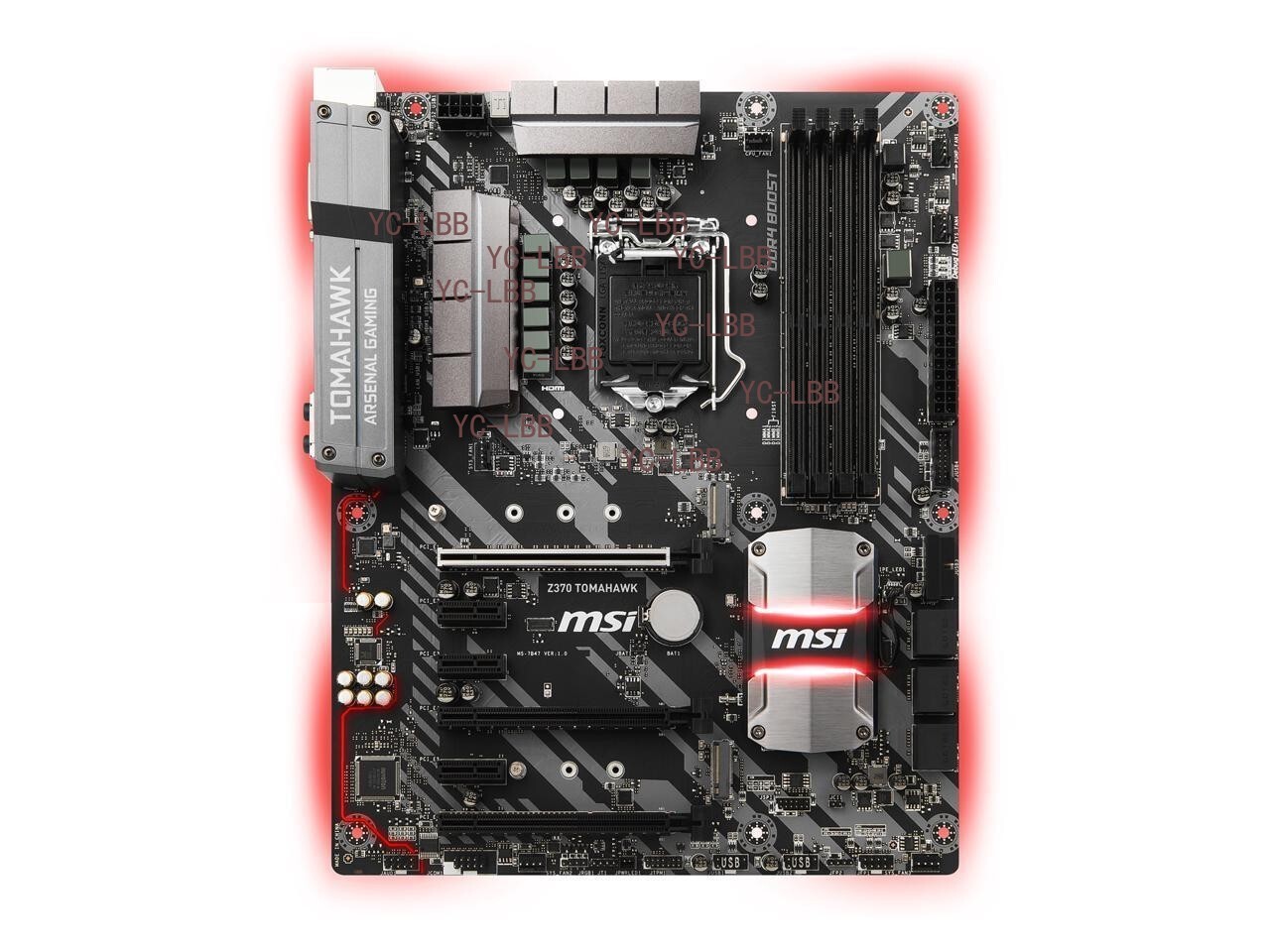 MSI Z370 TOMAHAWK LGA 1151 ATX HDMI Intel Z370 (300 Series) Motherboard