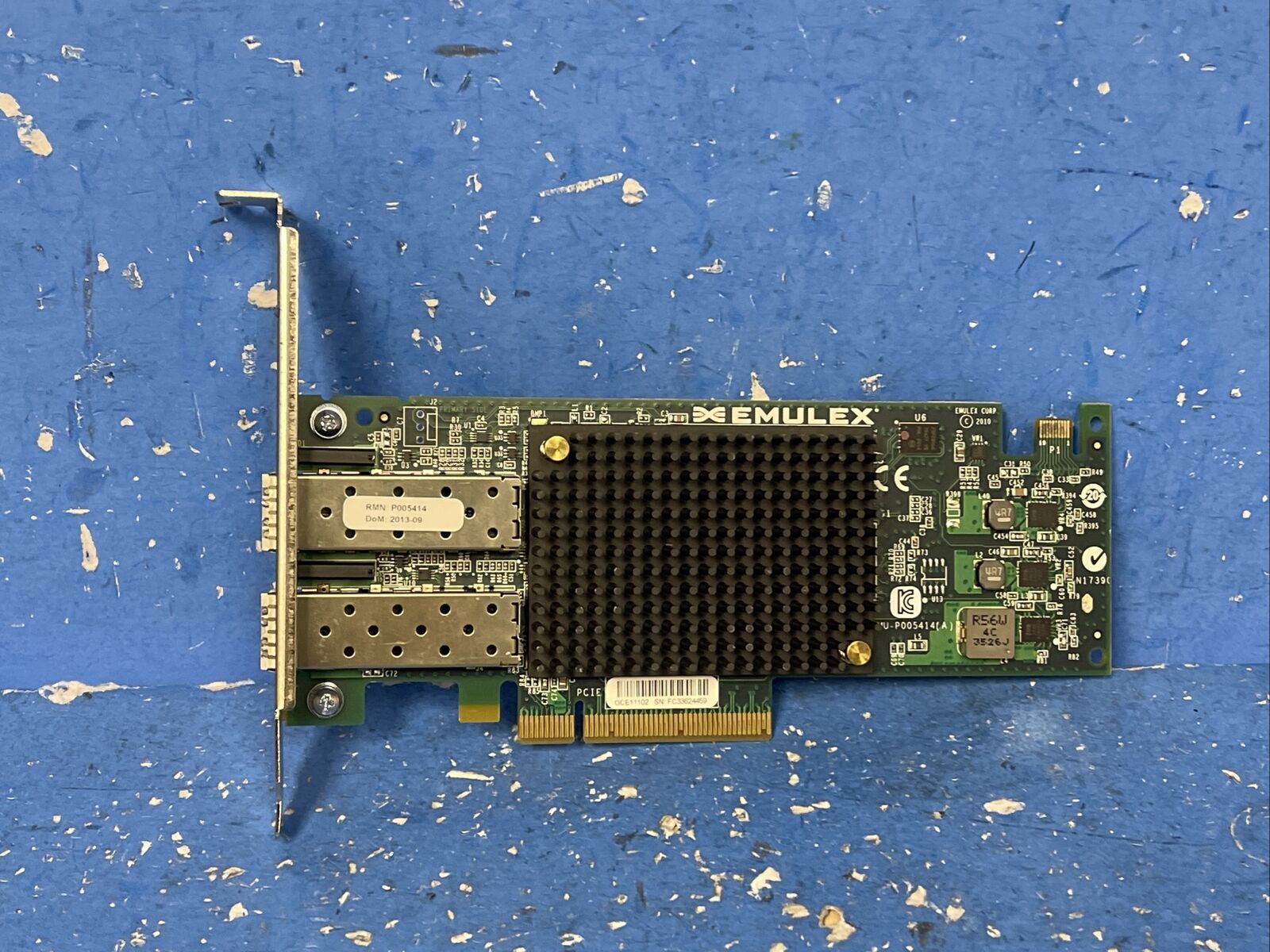 P005414-01H EMULEX 10GB PCI-E FIBRE CHANNEL NETWORK ADAPTER CARD