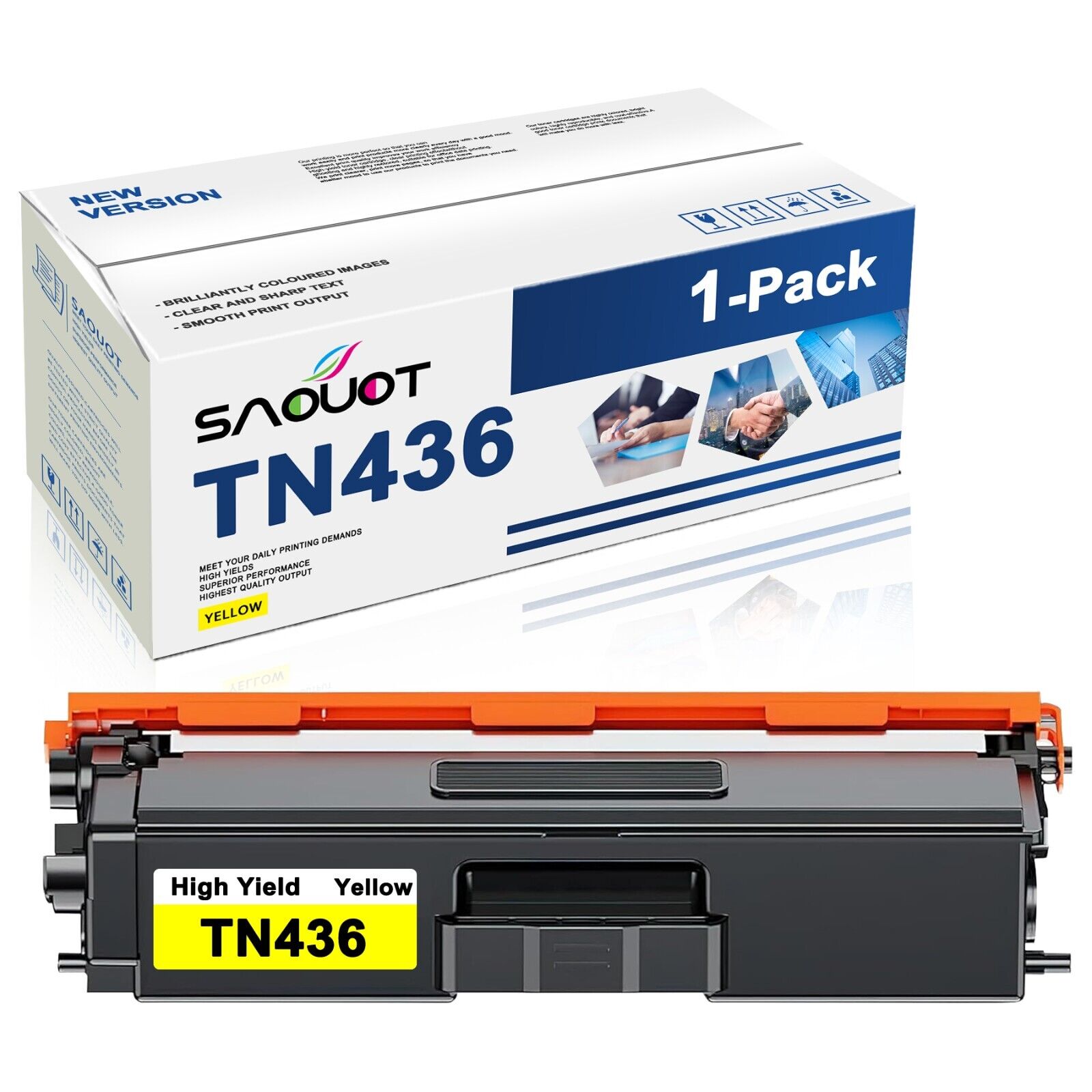 TN436 TN-436 Toner Cartridge Replacement for Brother TN 436 Yellow HL-L8360CDW