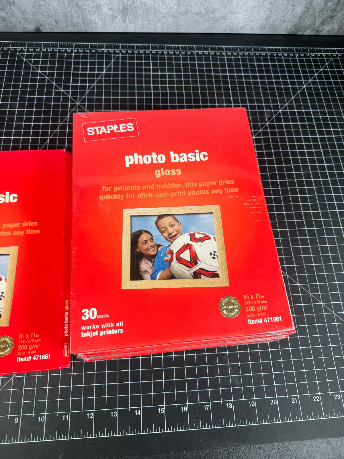 lot 6 Staples Photo Basic Gloss Paper 8½” x 11” 30 Sheet-Factory Pack Sealed
