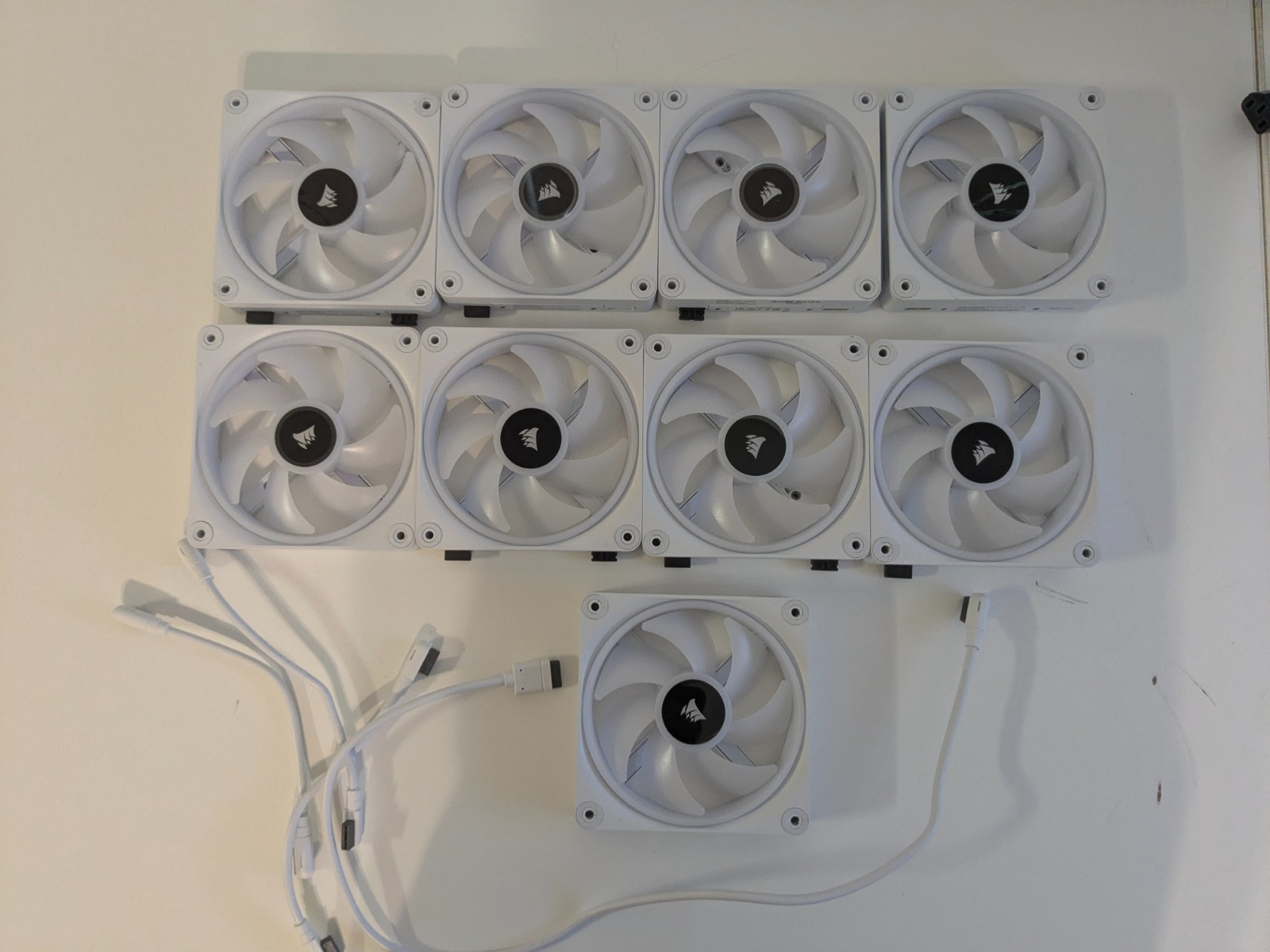 Single Fan - Corsair iCUE LINK QX120 RGB 120mm White PWM Fan CO-9051006-WW