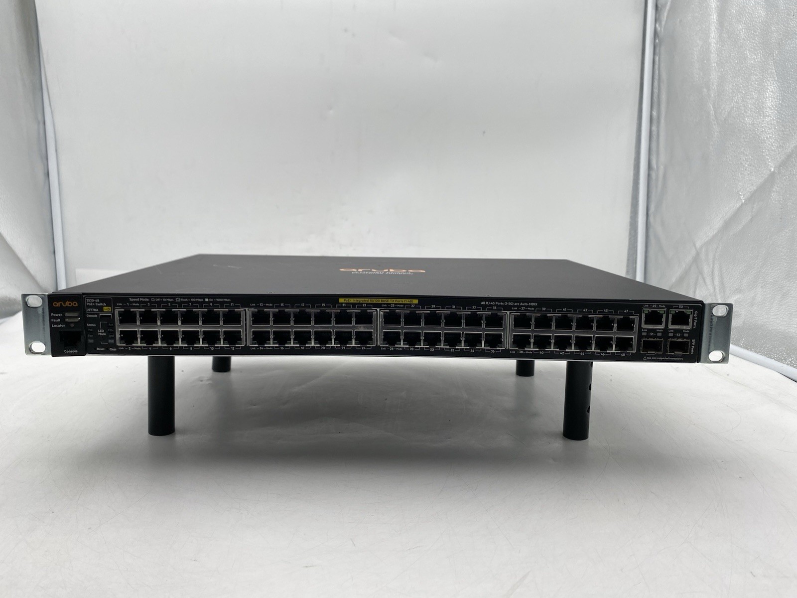 HPE Aruba 2530-48 J9778A 48-Port Gigabit PoE+ Ethernet Network Switch