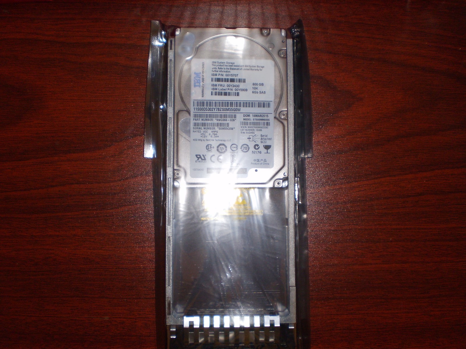 00Y2430,00Y5707,00Y2503  IBM 600GB 10K 6GBPS SAS 2.5" HDD
