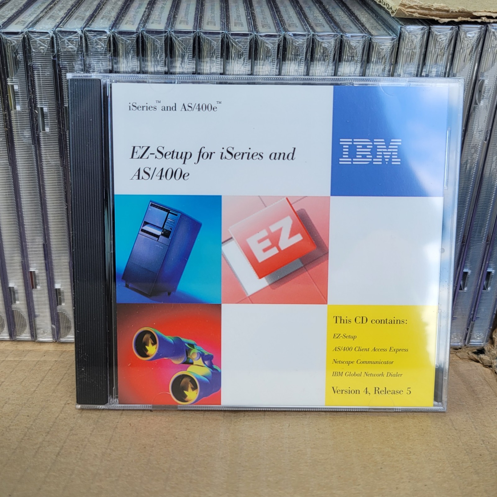 IBM EZ-Setup iSeries, AS/400e CD-ROM Client Access Express Netscape Communicator