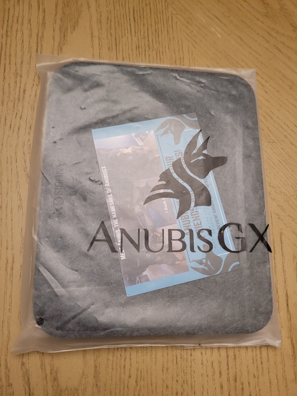 (3) AnubisGX Premium Felt Mouse Pads Gray Small 8" x 10" Stitched Anti-Slip Base