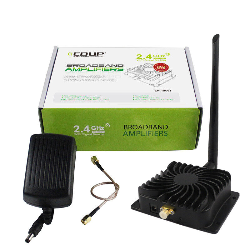 EDUP 8000mW 39dBm 2.4GHz Wifi Signal Booster 802.11b/g/h Router Signal Amplifier