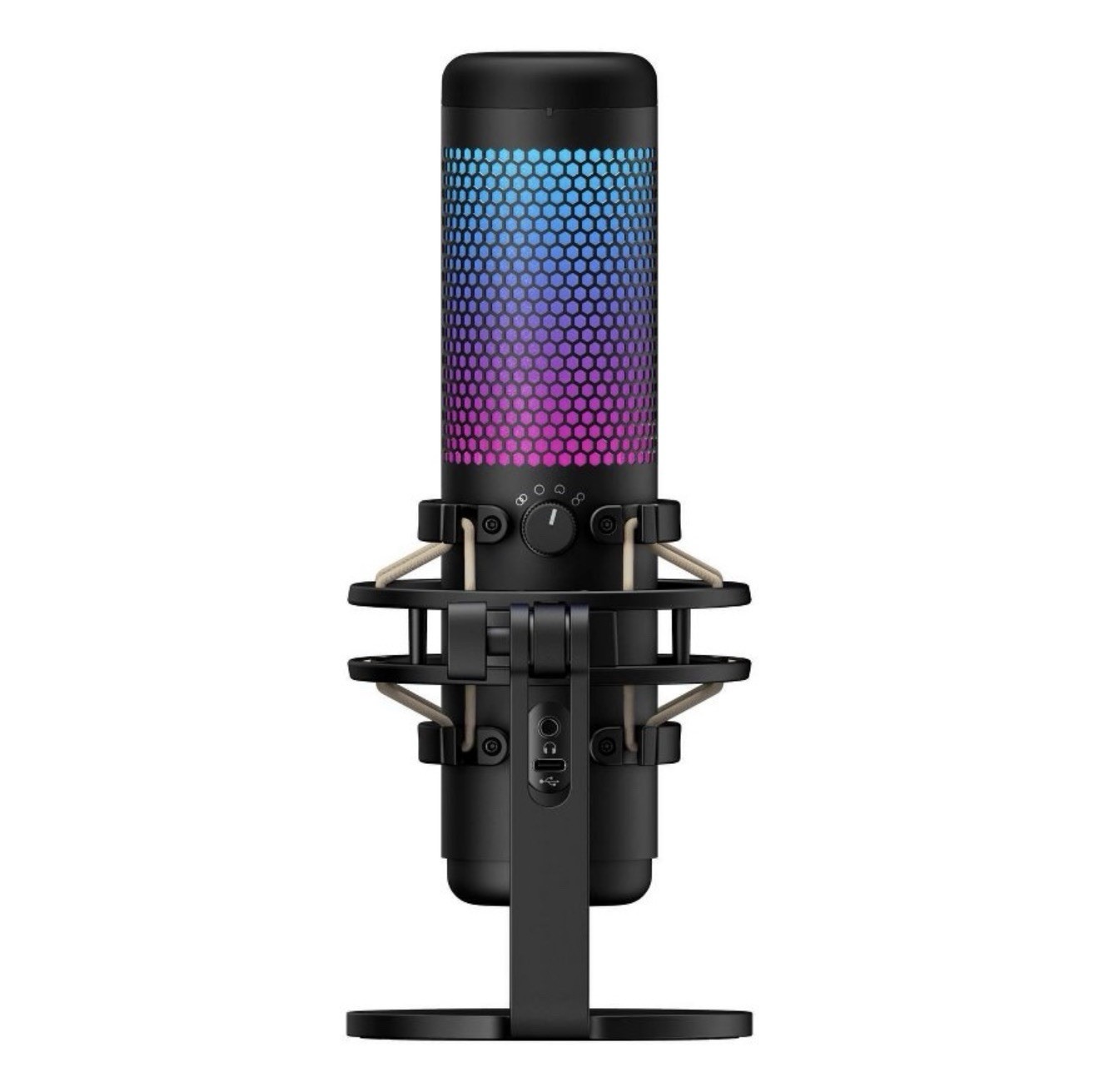 NEW HyperX QuadCast S RGB USB Condenser Streaming Gaming Microphone PC PS4 PS5