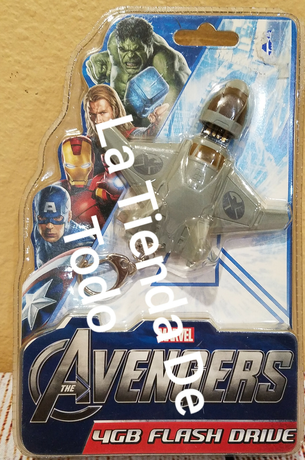4GB 4 GB FLAS DRIVE USB SPACE SHIP PLANE FOR MARVEL AVENGERS FANS COLLECTOR READ