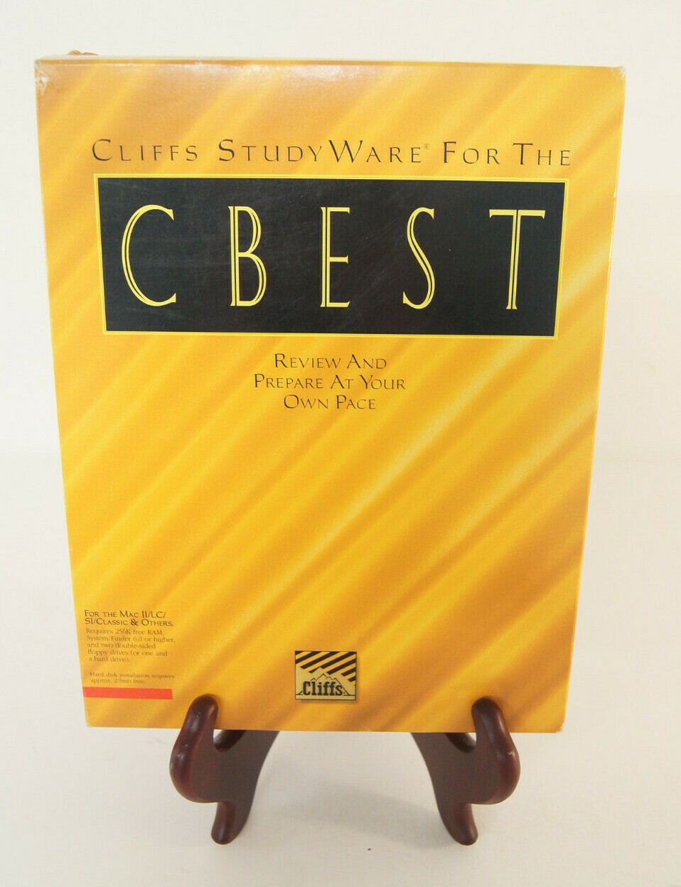 Cliff's Studyware CBEST Vintage Computer Program Macintosh 3.5" Hard Disks 1993