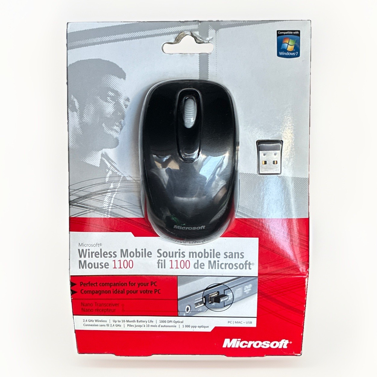 Official Microsoft Wireless Mouse 1100 - NEW RARE 1 LISTED ONLY** Genuine SEALED