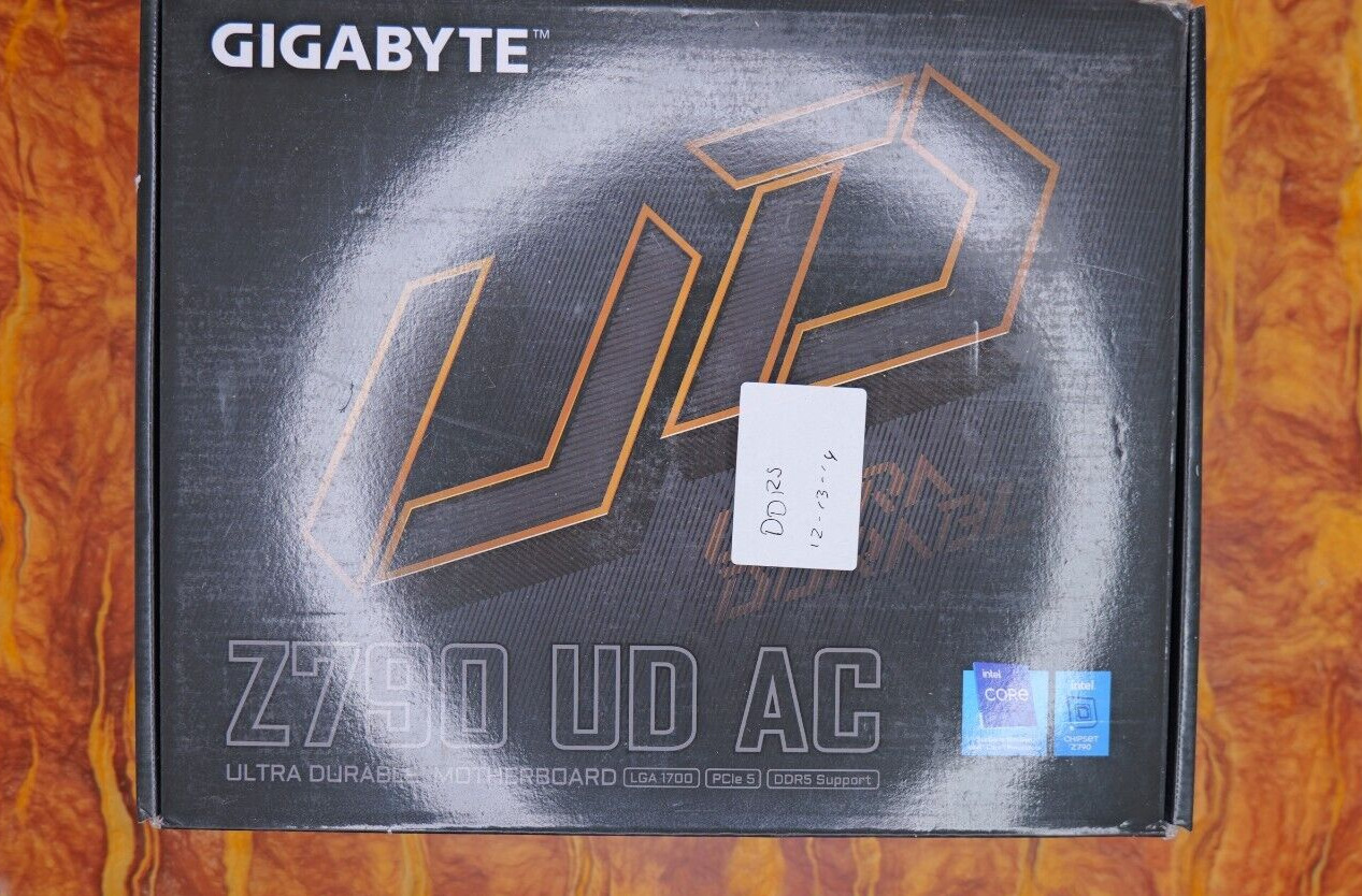 *FOR PARTS* GIGABYTE Z790 UD AC LGA 1700 Intel ATX Motherboard READ DESCRIPTION