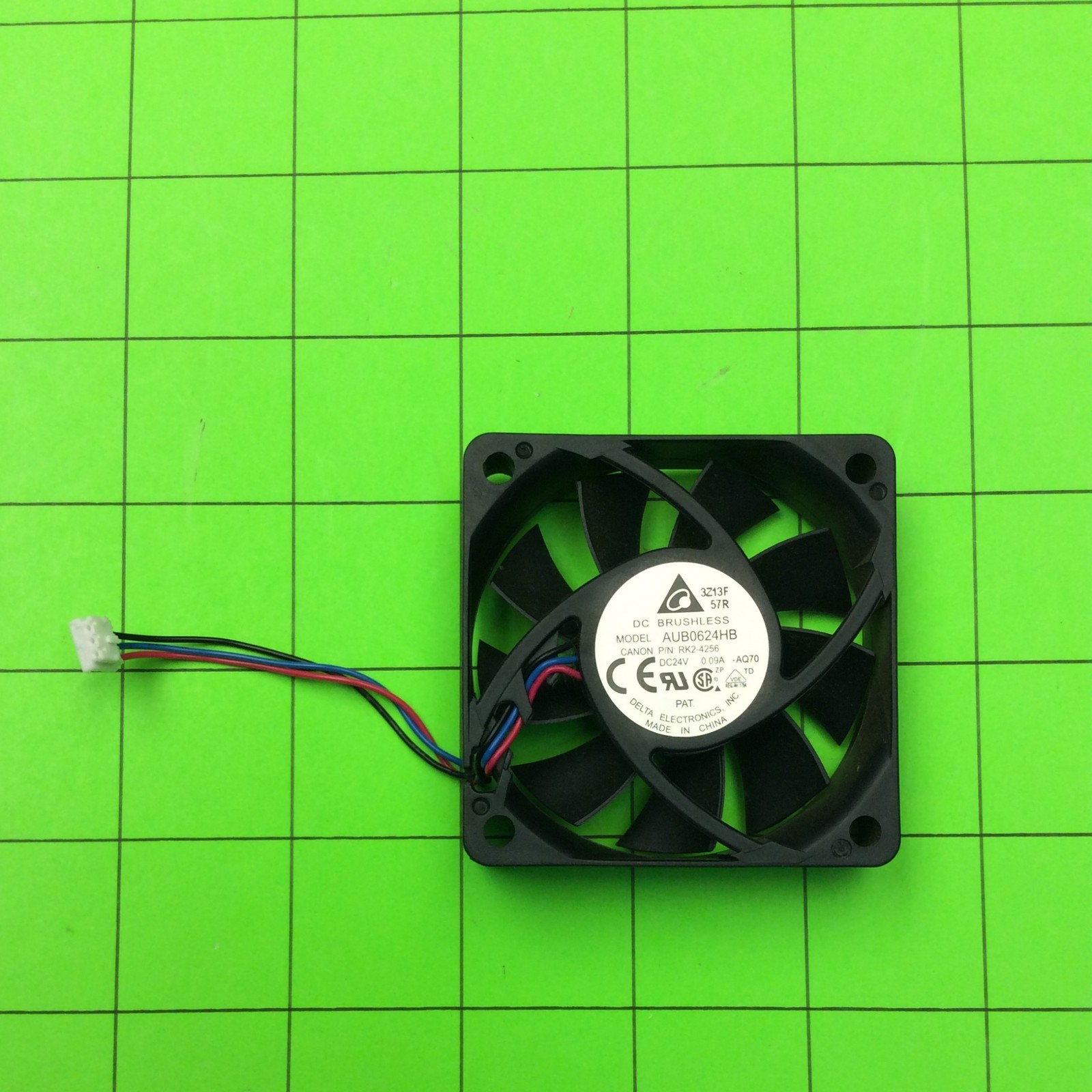 Laser Printer Delta AUB0624HB RK2-4256 Cooling Fan