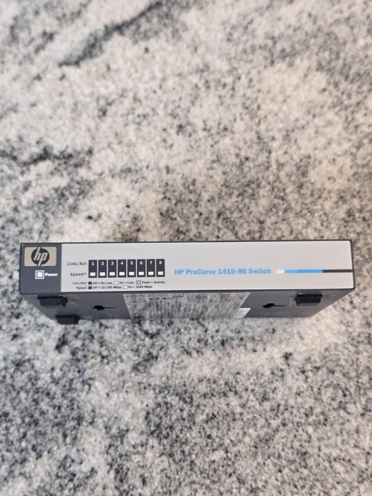 HP ProCurve 1410-8G Gigabit Ethernet Switch 8-Port Unmanaged J9559A Gray