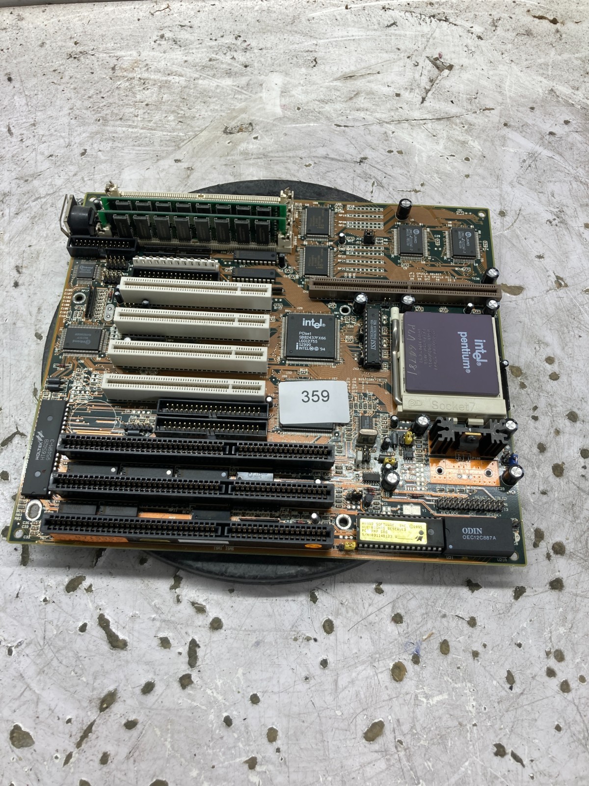 Jetway J-656C Motherboard W/ Intel Pentium-S 100MHz 8MB
