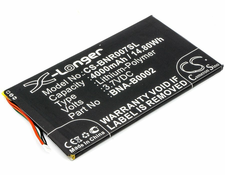 NEW 4000mAh Battery For Barnes&Noble BNRV400,BNTV400,NOOK HD 7 tablet,BNA-B0002
