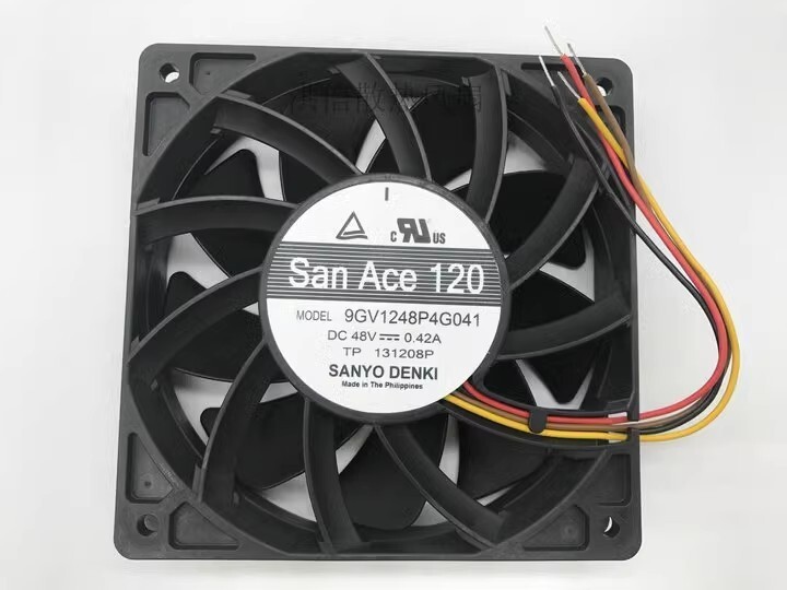 Sanyo San Ace120 9GV1248P4G041 48V 0.42A 12025 12CM 4-Wire Server Fan