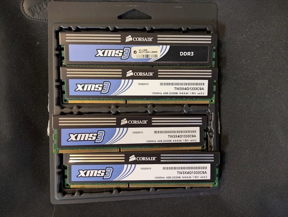 Corsair DDR3 8Gb (4 x 2Gb) desktop DRAM