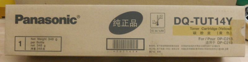 Panasonic DQ-TUT14Y toner yellow yellow for DP-C213 original packaging A