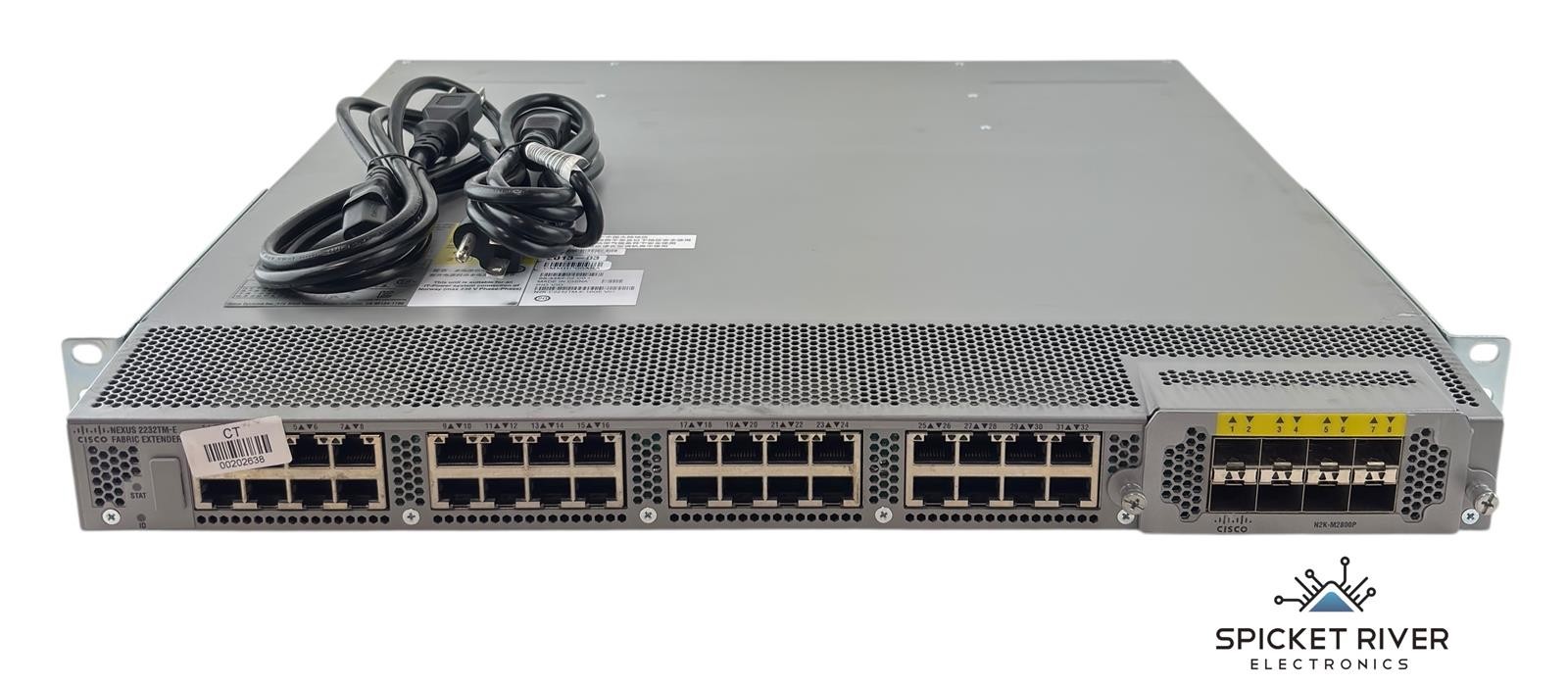 Cisco N2K-C2232TM-E-10GE Fabric Extender w/ N2K-M2800P Module