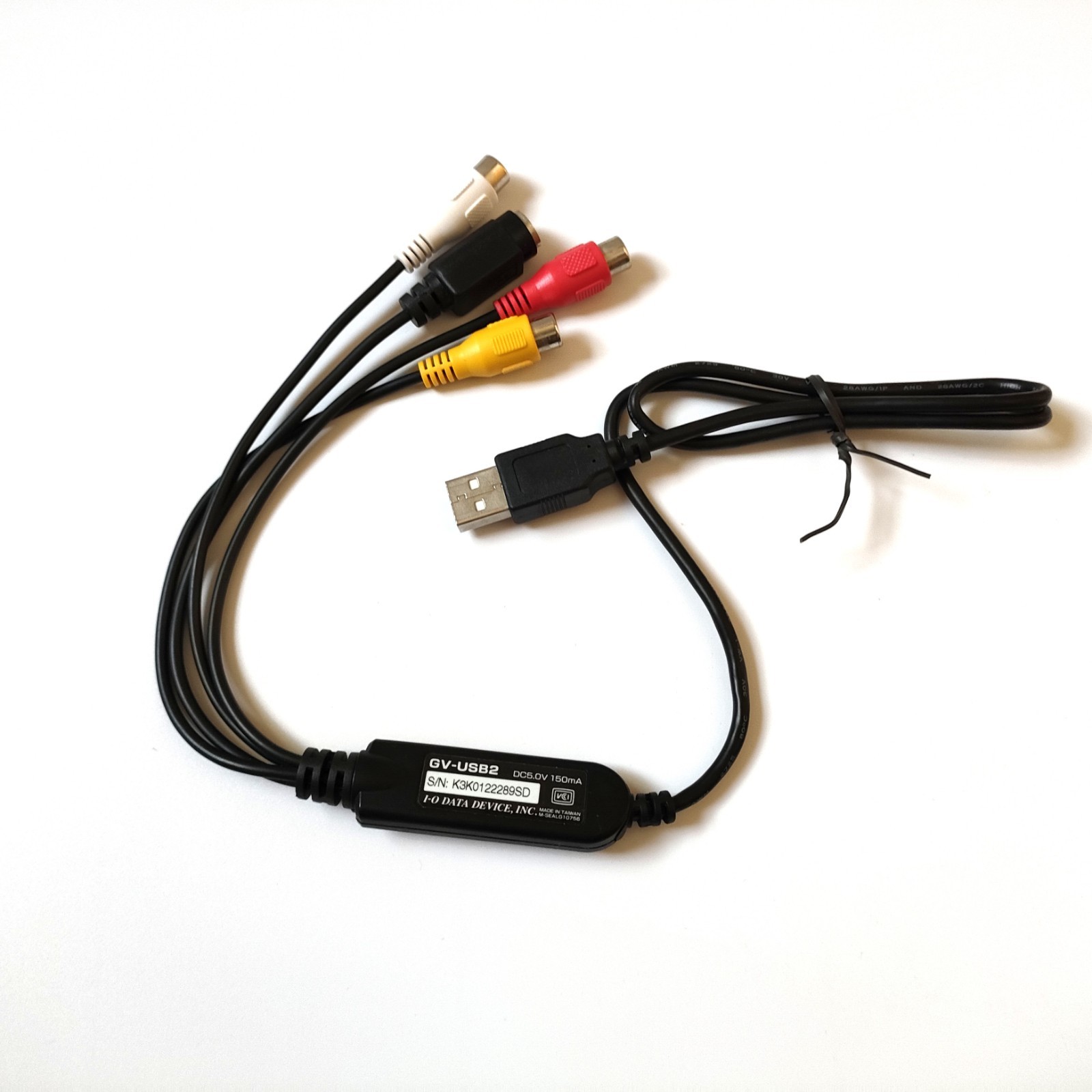 I-O DATA USB Video Capture Cable GV-USB2　USED Tested JP