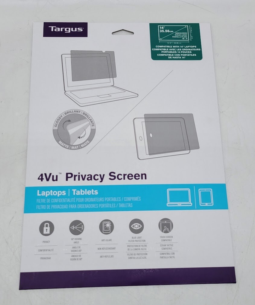 LOT OF 10 Targus Privacy Screen for 14-Inch Widescreen (16:9 Ratio) Laptops