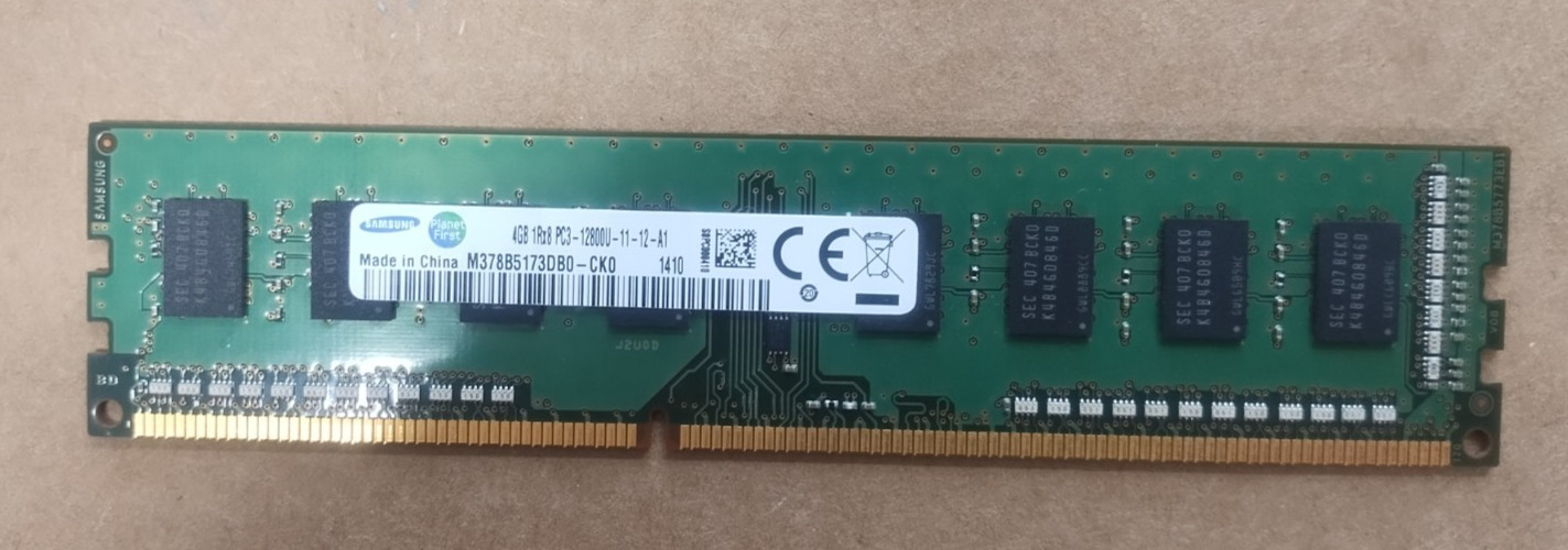 Samsung 4GB DDR3-1600MHZ DIMM NON-ECC M378B5173DB0-CK0