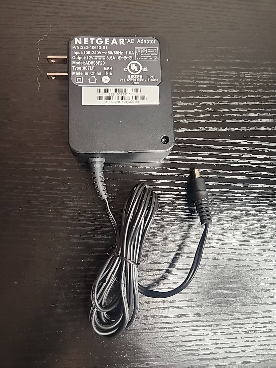 Genuine NETGEAR AC Adapter 12V 3.5A AD898F20 332-10613-01 Power Supply Charger