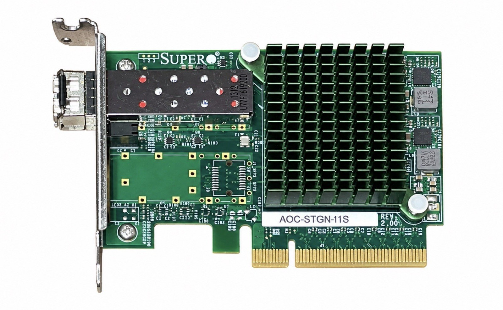 Supermicro AOC-STGN-i1S X520-DA1 10GBe SFP+ Network Card + 10G SFP+ Transceiver
