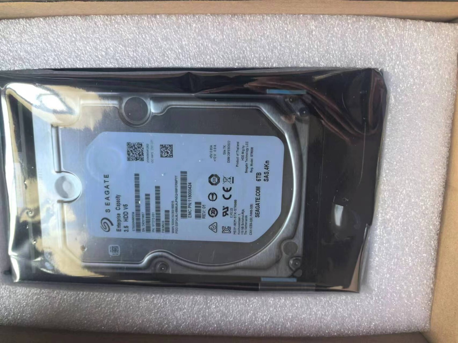 for EMC UNITY D3-VS07-6000 005052437 005052438 unity 6TB SAS 3.5'' HDD 